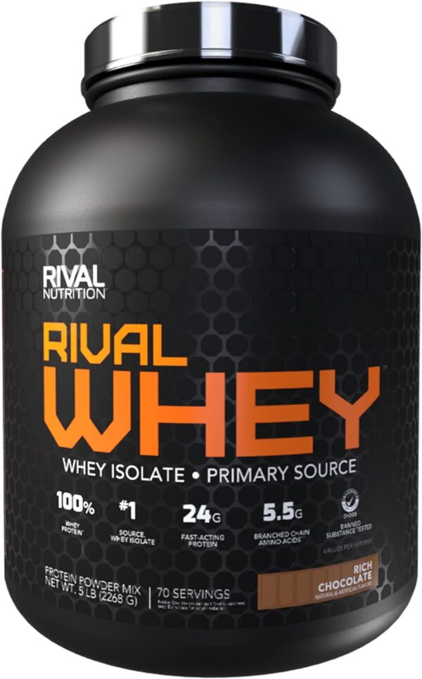 Rival Whey - Chocolate rico 5lbs